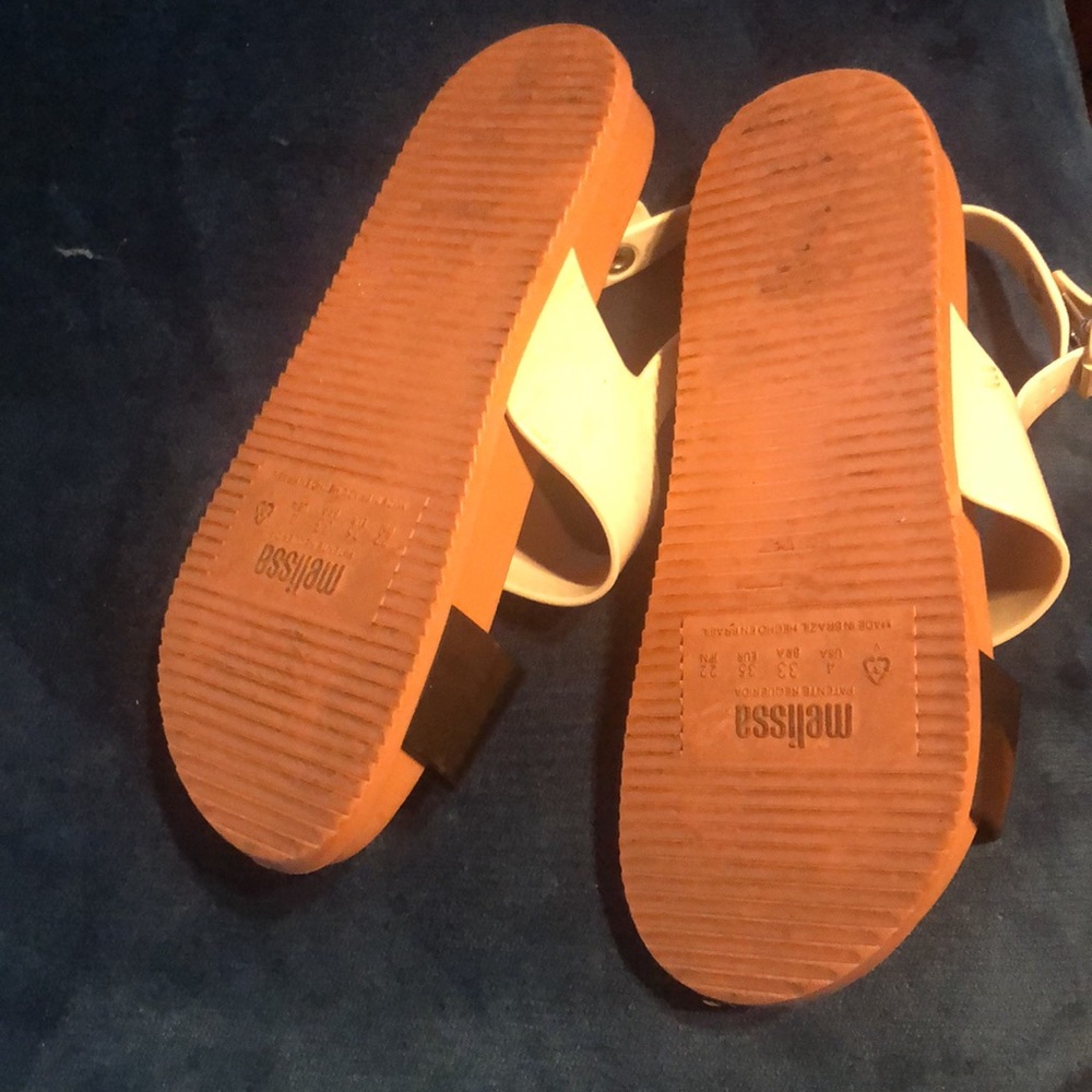 Melissa sandals girl size 4 - Picture 2 of 2